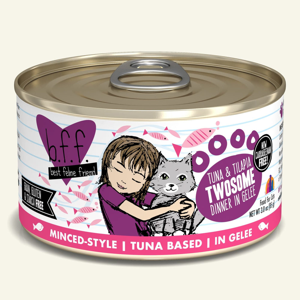 Weruva BFF Original Grain Free Cat Can Food Tuna & Tilapia Twosome