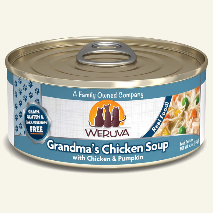 Weruva Classic Grain Free Cat Can Food Grandma's Chicken Soup