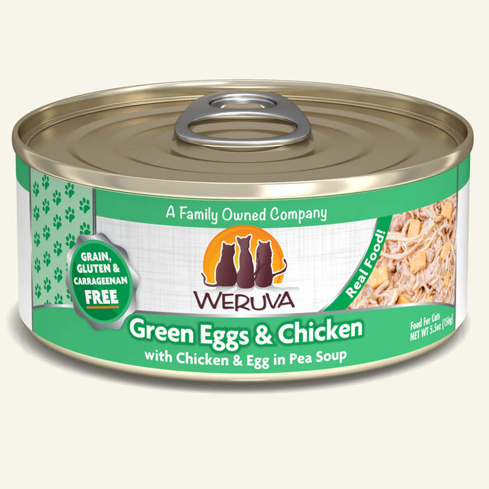 Weruva Classic Grain Free Cat Can Food Green Eggs & Chicken
