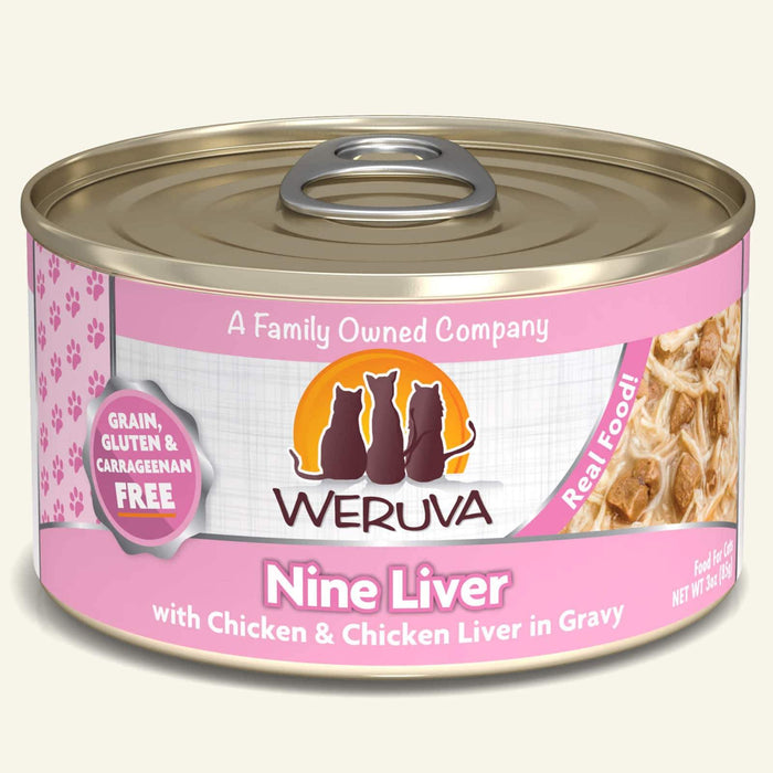 Weruva Classic Grain Free Cat Can Food Nine Liver
