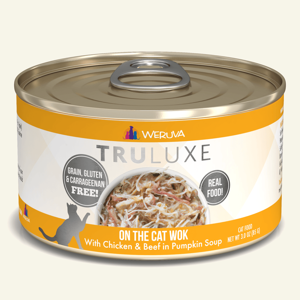 Weruva Truluxe Grain Free Cat Can Food On the Cat Wok