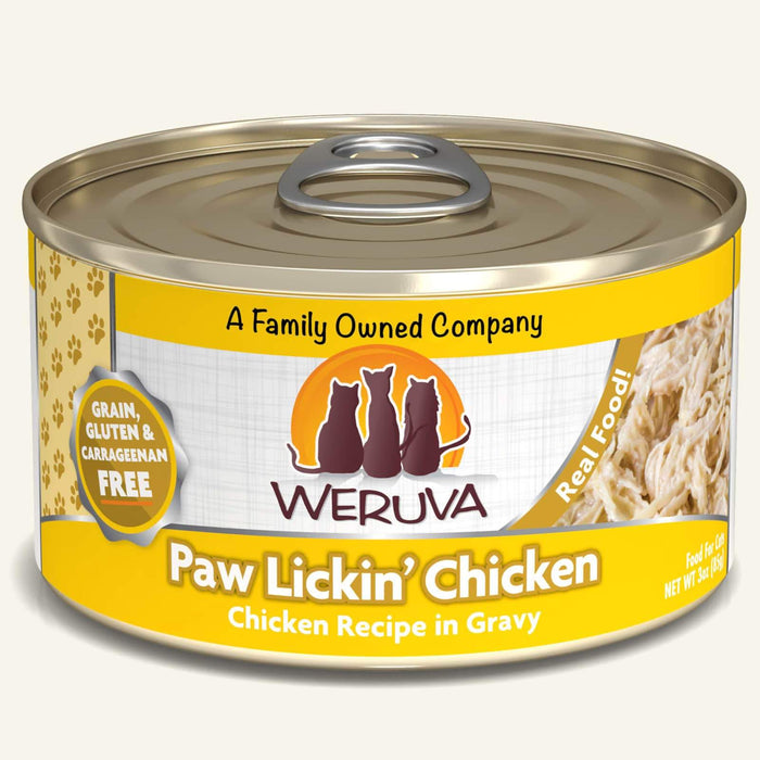 Weruva Classic Grain Free Cat Can Food Paw Lickin Chicken