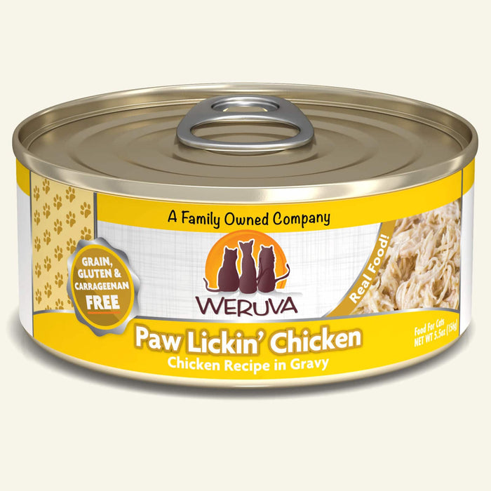 Weruva Classic Grain Free Cat Can Food Paw Lickin Chicken