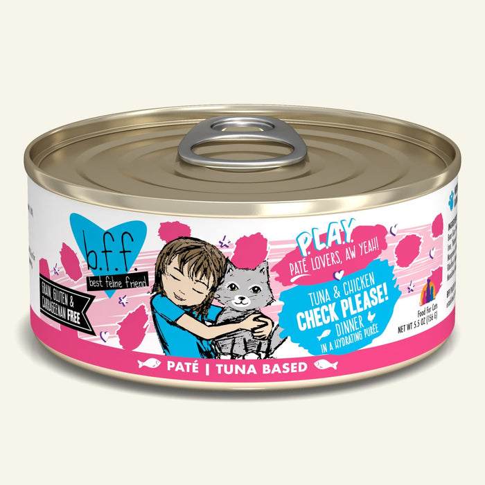 Weruva BFF Play Cat Can Food Check Please! Tuna & Chicken