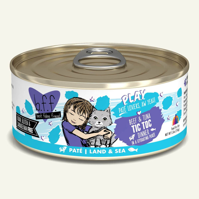Weruva BFF Play Cat Can Food Tic Toc Beef & Tuna
