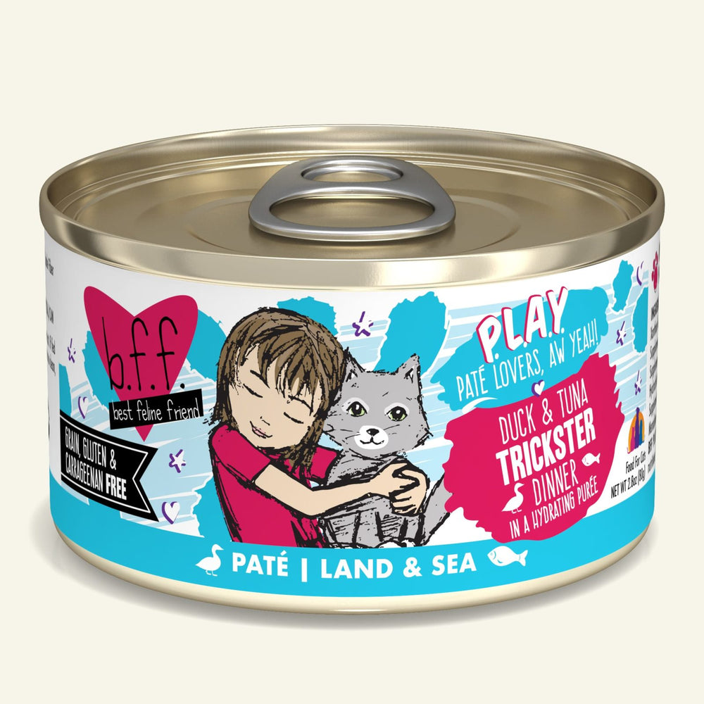 Weruva BFF Play Cat Can Food Trickster Duck & Tuna