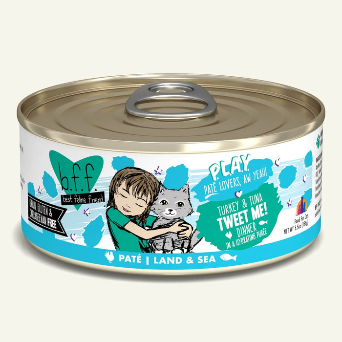 Weruva BFF Play Cat Can Food Tweet Me! Turkey & Tuna