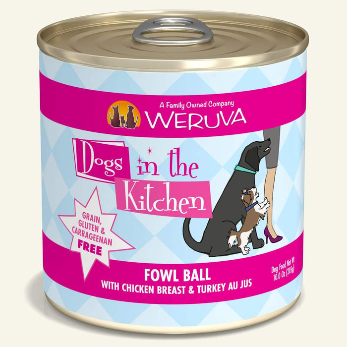 Weruva Dogs In the Kitchen Dog Grain Free Can Food Fowl Ball