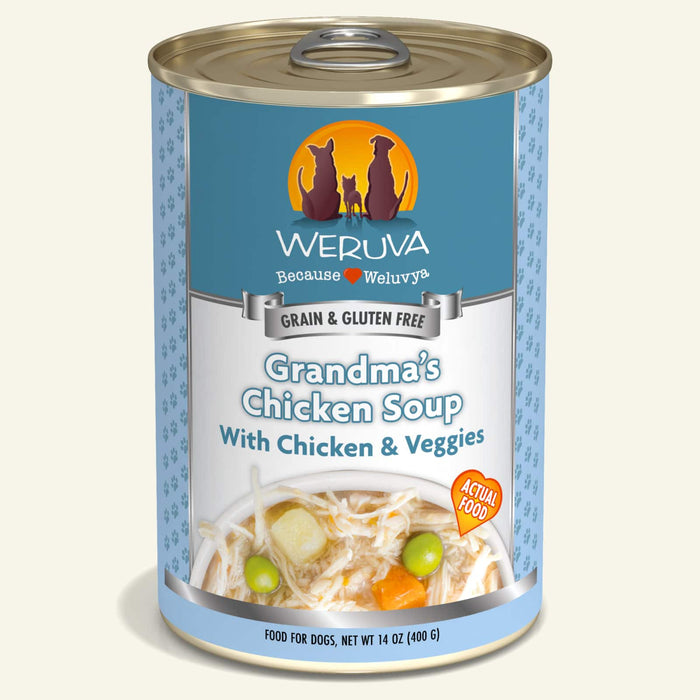 Weruva Grain Free Dog Can Food Grandma's Chicken Soup