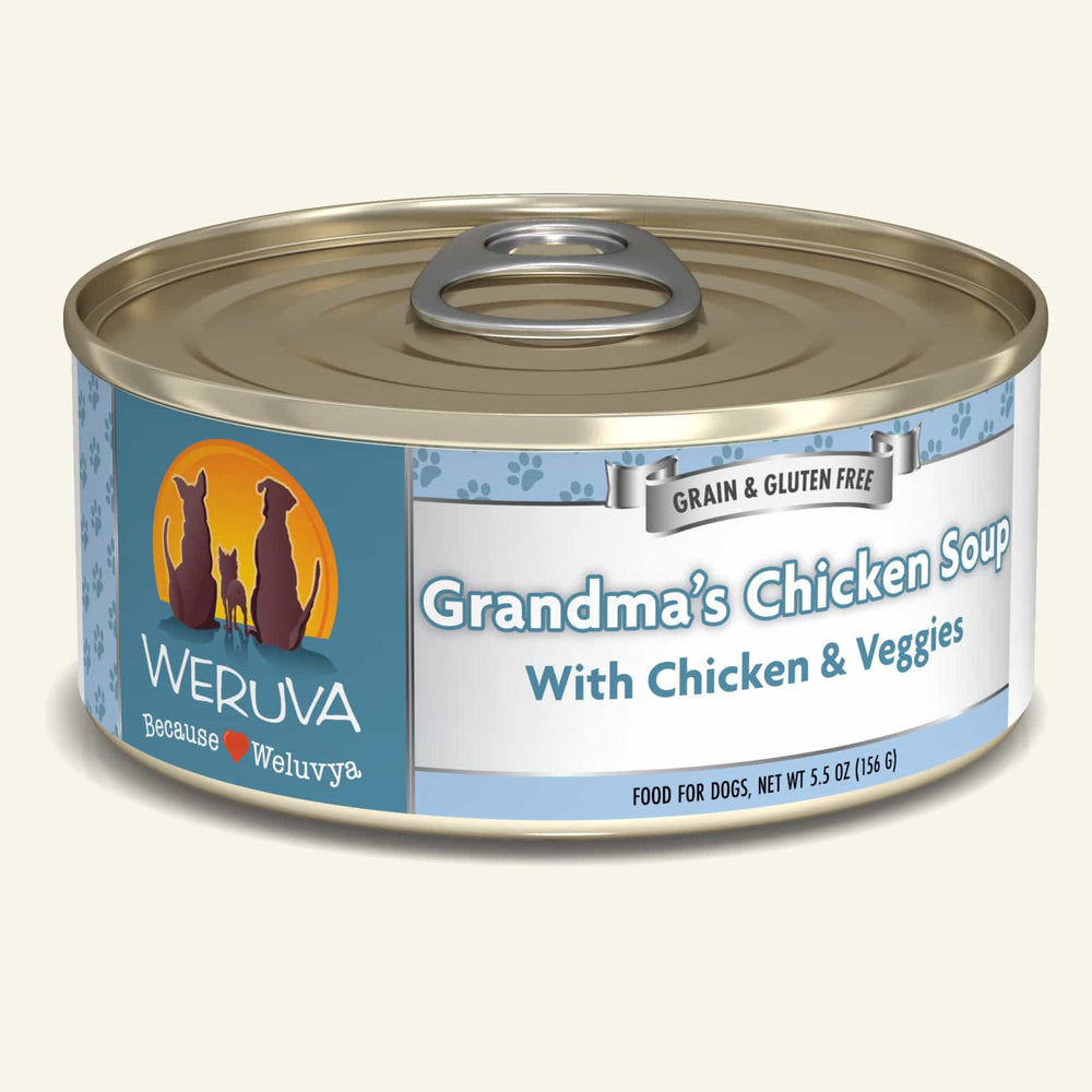 Weruva Grain Free Dog Can Food Grandma's Chicken Soup