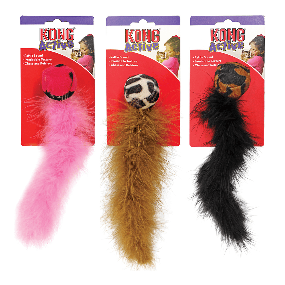Kong Wild Tails Catnip Toy (Assorted)
