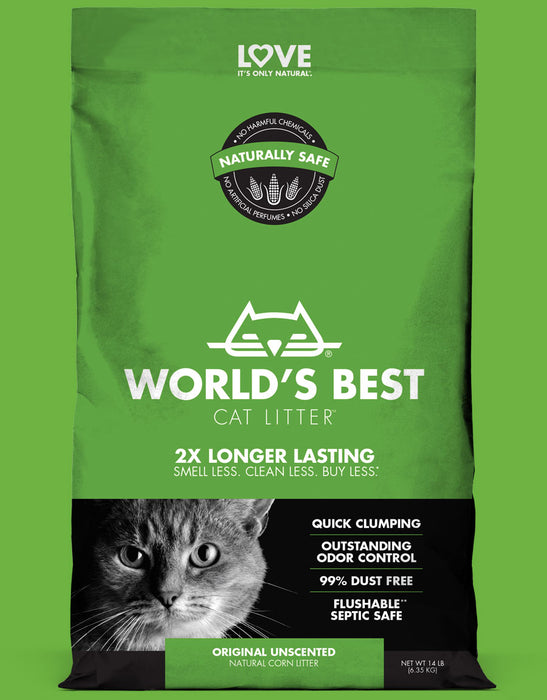 World's Best Cat Litter Original Unscented Clumping
