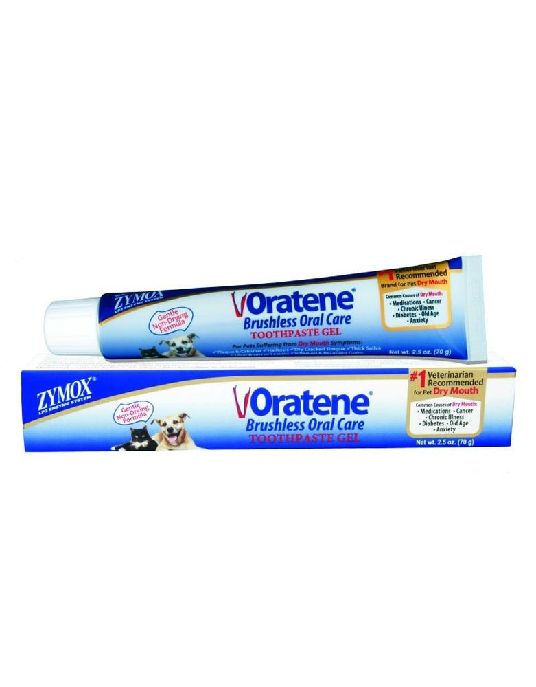Zymox Oratene Enzymatic Oral Care Brushless Toothpaste Gel, 2.5oz