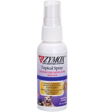 Zymox Topical Spray with 0.5% Hydrocortisone, 2oz